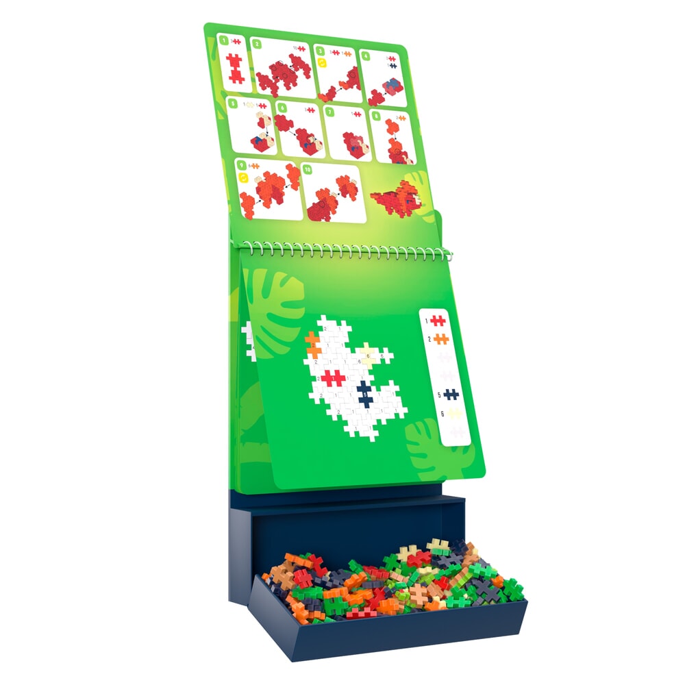 PlusPlus | Educatief Speelgoed Bouwen op Nummer Dinosaurs