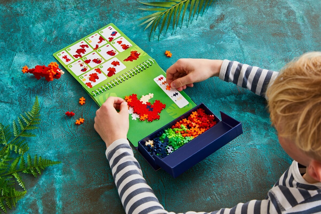 PlusPlus | Educatief Speelgoed Bouwen op Nummer Dinosaurs