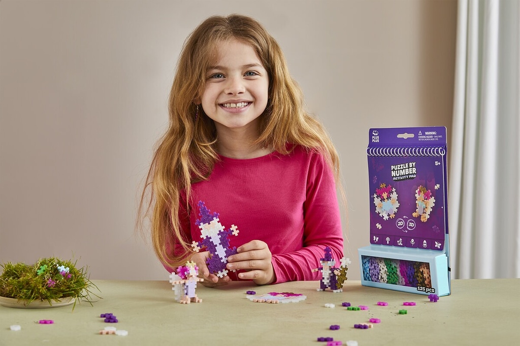 PlusPlus | Educatief Speelgoed Bouwen op Nummer Enchanted Forest