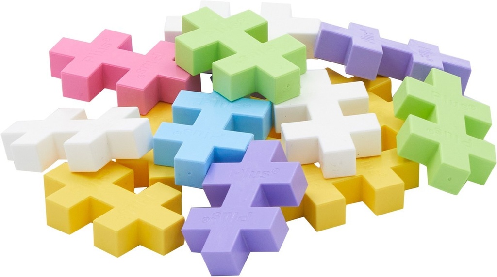 PlusPlus | Educatief Speelgoed Big Bouwstukjes Pastel 15-delig