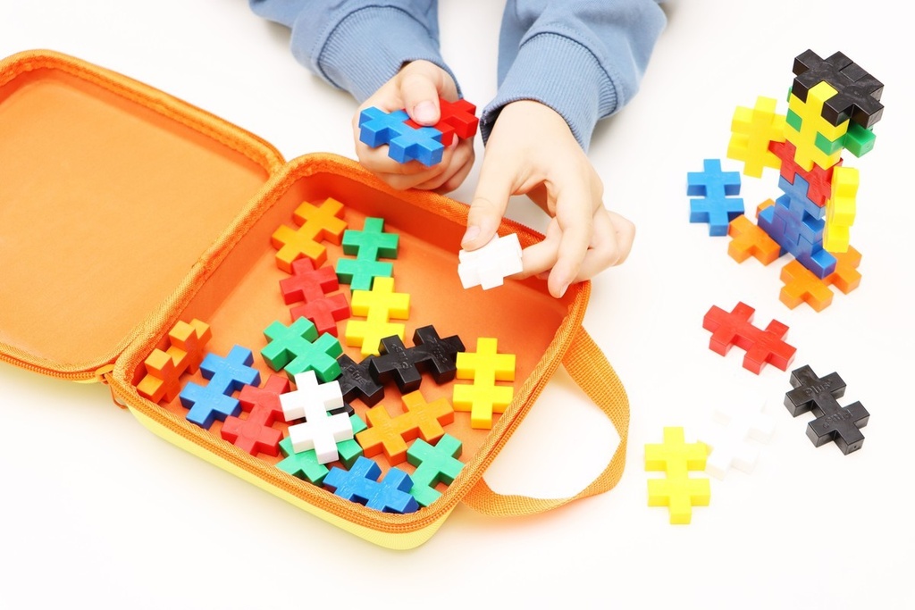PlusPlus | Educatief Speelgoed Big Bouwstukjes in Reiskoffer Basic 15-delig