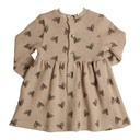 Gymp | Jurk Girls Isabella Beige/Brown