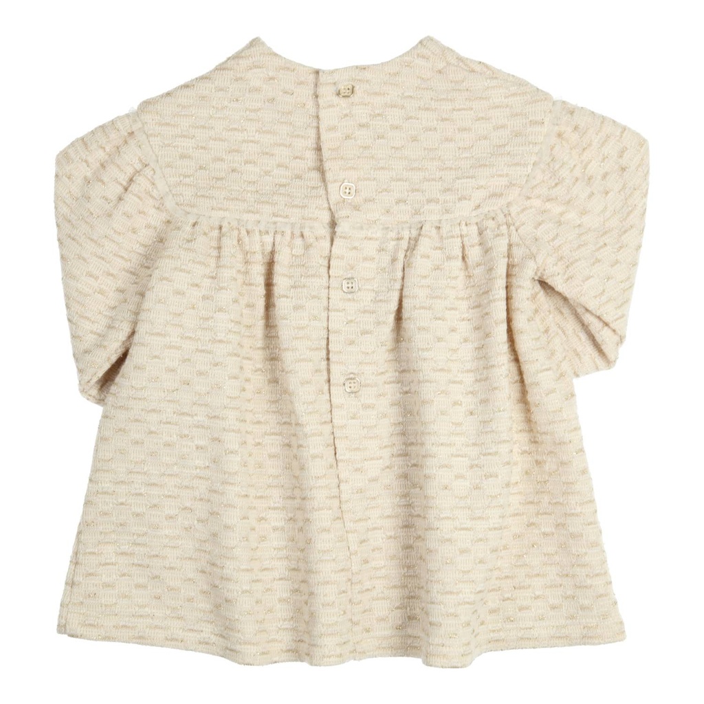 Gymp | Jurk Girls Katherina Ecru/Gold