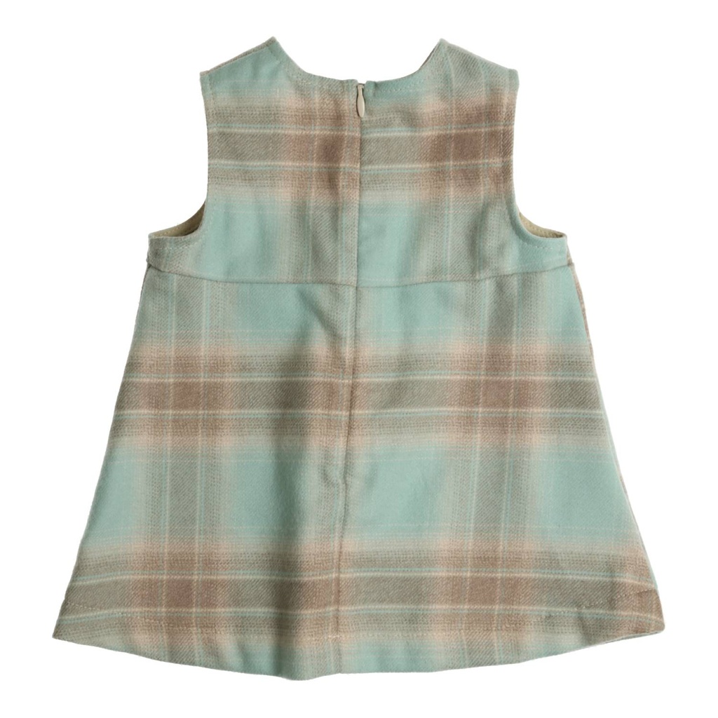Gymp | Jurk Girls Larissa Green/Beige