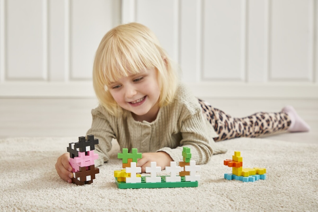 PlusPlus | Educatief Speelgoed Big Activity Bouwstukjes Farm