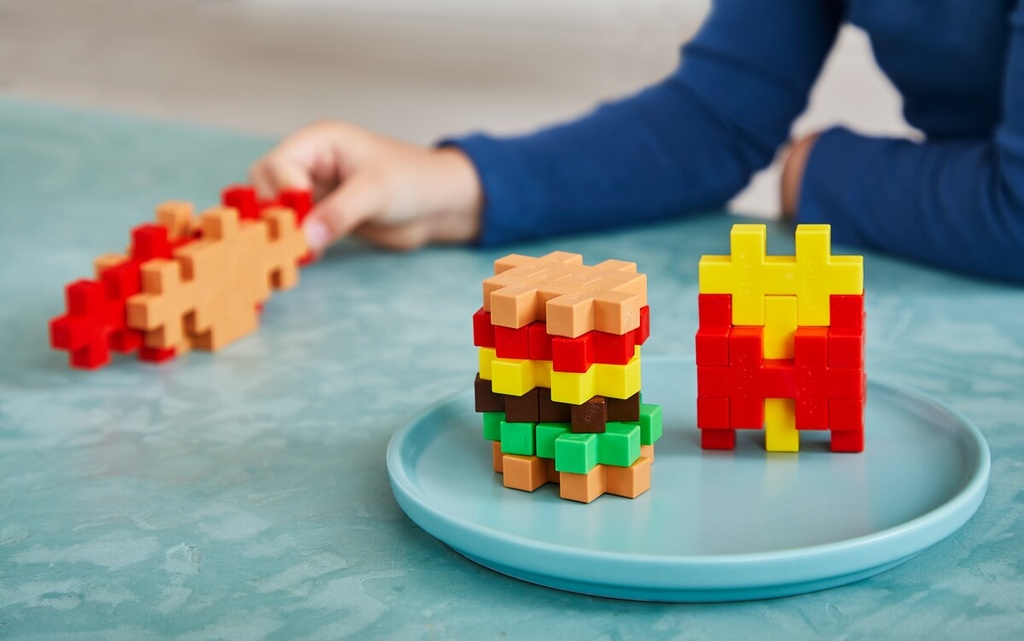 PlusPlus | Educatief Speelgoed Big Activity Bouwstukjes Food