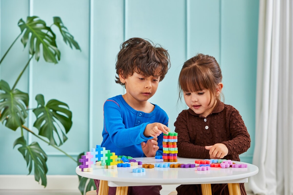 PlusPlus | Educatief Speelgoed Learn to Build Big Colorverse 60-delig