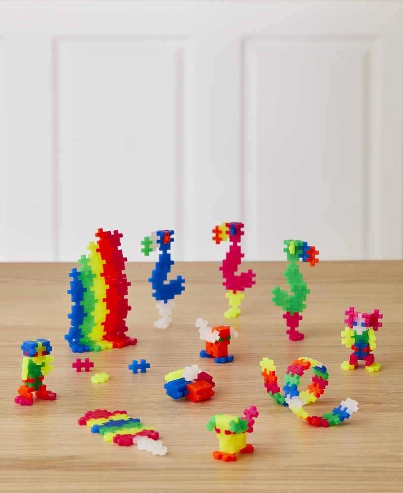 PlusPlus | Educatief Speelgoed Bouwstukjes Neon 600-delig