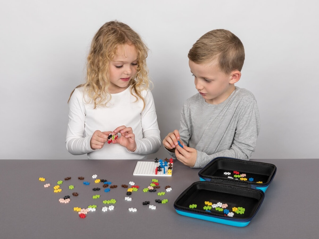 PlusPlus | Educatief Speelgoed Bouwstukjes in Reiskoffer Basic 100-delig