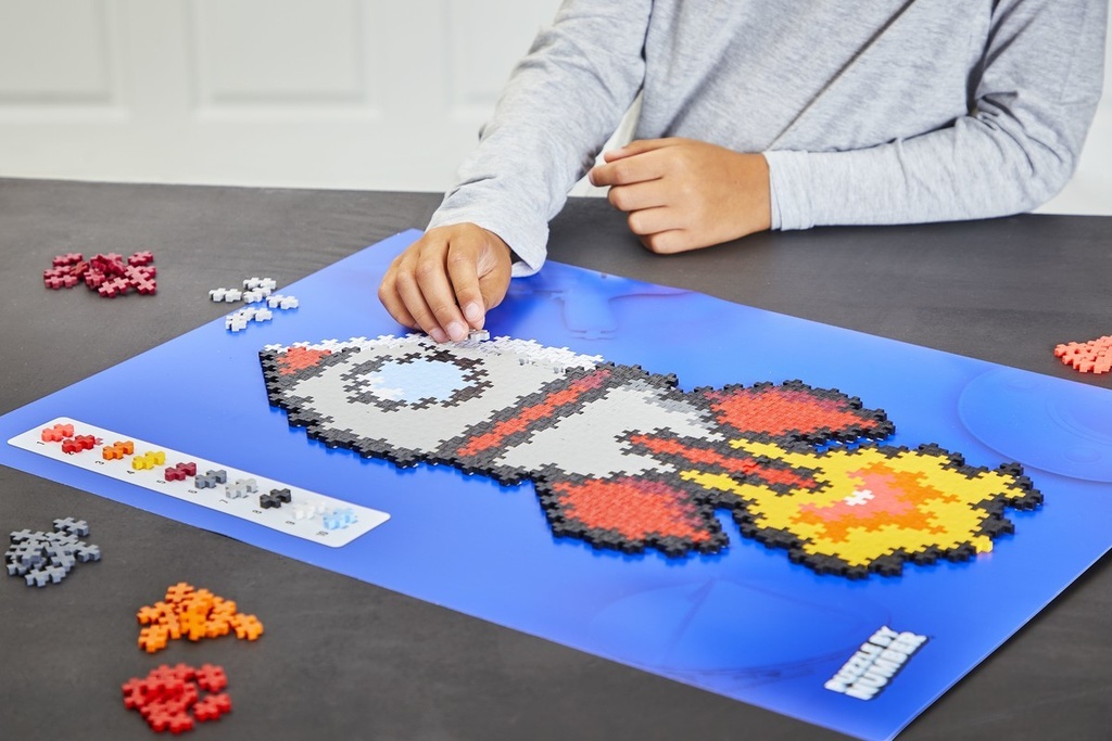 PlusPlus | Educatief Speelgoed Puzzel op Nummer Raket 500-delig