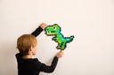 PlusPlus | Educatief Speelgoed Puzzel op Nummer T-rex 250-delig
