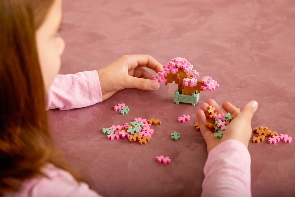 Plus-Plus | Educatief Speelgoed Plant Packs Pink Bonsai