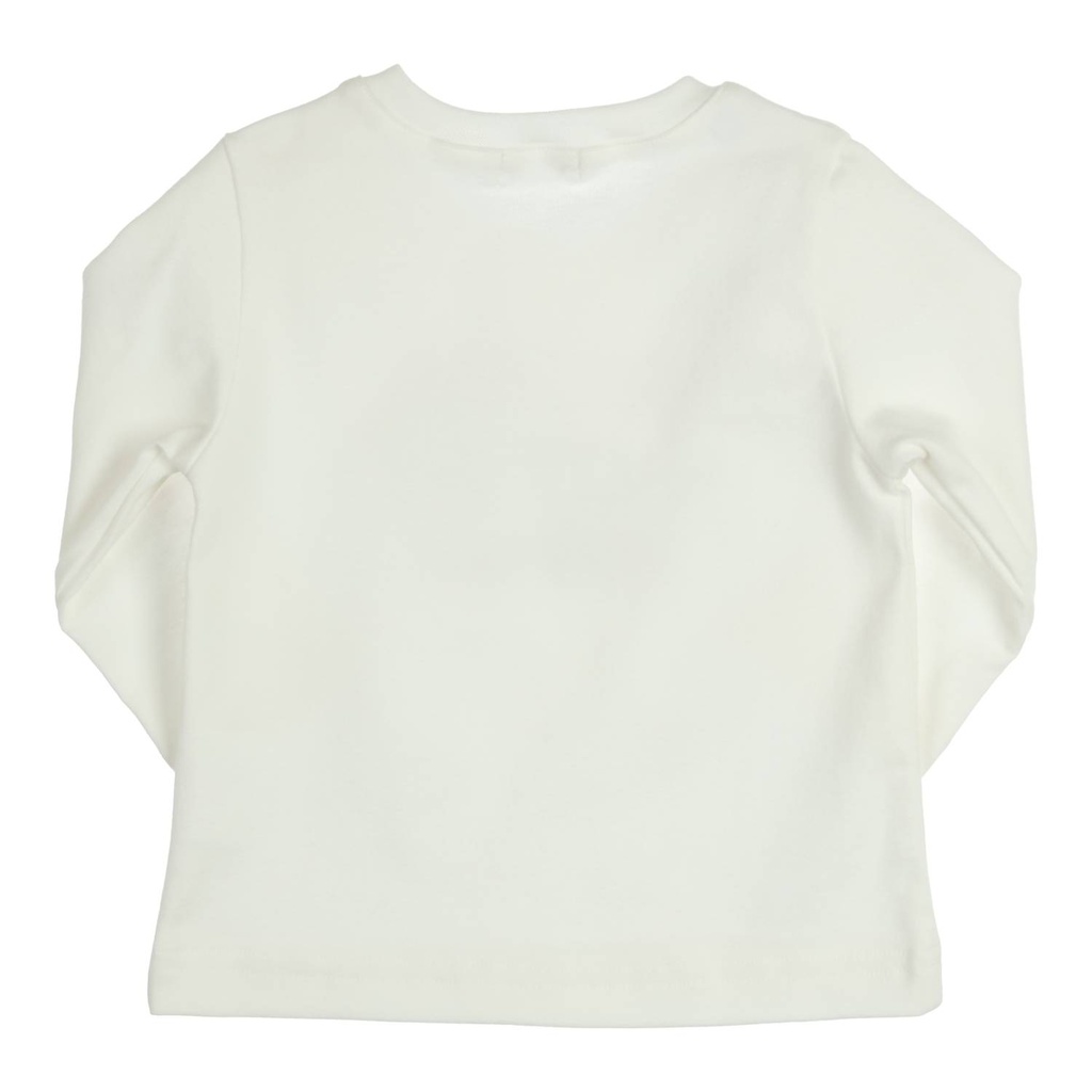Gymp | T-shirt Boys Aerodoux Longsleeve Off White/Green