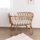 Bemini | Hoeslaken Jersey Wieg Glacier Blauw 60x120cm