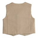Gymp | Gilet Boys Manu Beige/Ecru