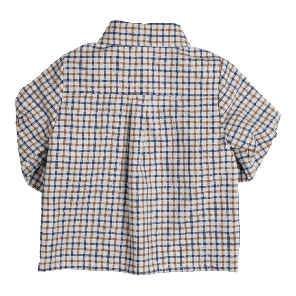 Gymp | Hemd Boys Igor Blue/Beige