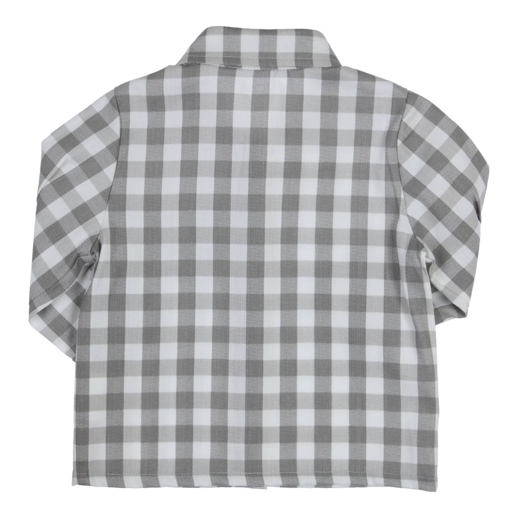 Gymp | Hemd Boys Helmut Off White/Grey