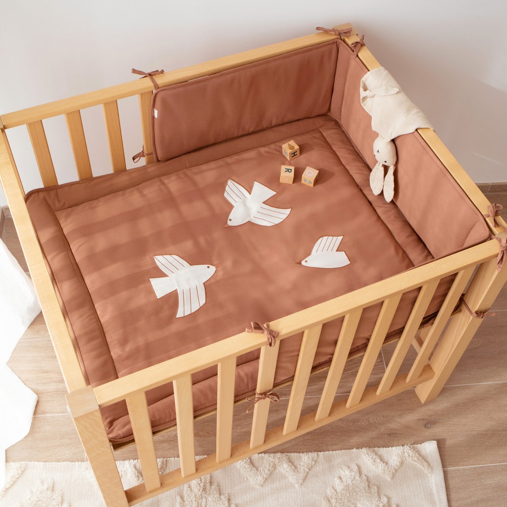 Bemini | Parklegger Piuma Moka/Broderie 75x95cm