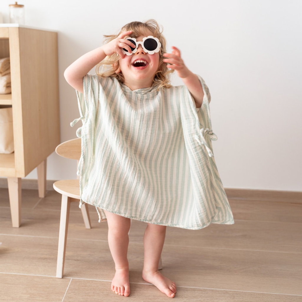 Bemini | Poncho Beach Relax Groen 9-36M