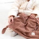 Bemini | Knuffeldoek Konijn Swady Moka 40x40