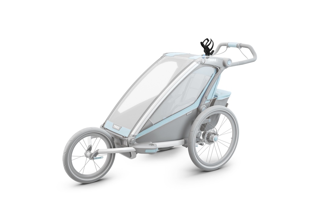 BEKERHOUDER, Thule, vr fietskar Chariot Cross 1&2/Lite 1&2/Sport 1&2/Cab 2, wandel- wagen Urban Glide 2/Double/Glide 2