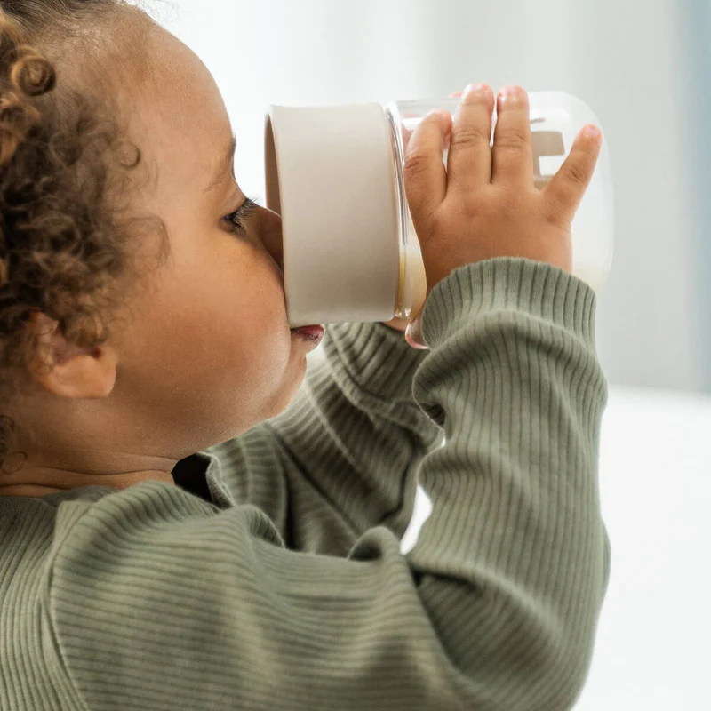 Done by Deer | Drinkbeker Celebration Sand Learning Cup 360° Ecru