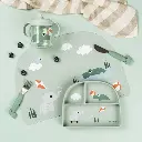 Done By Deer | Drinkbeker Playground Green Handvaten Drinktuit Learning Spout Groen