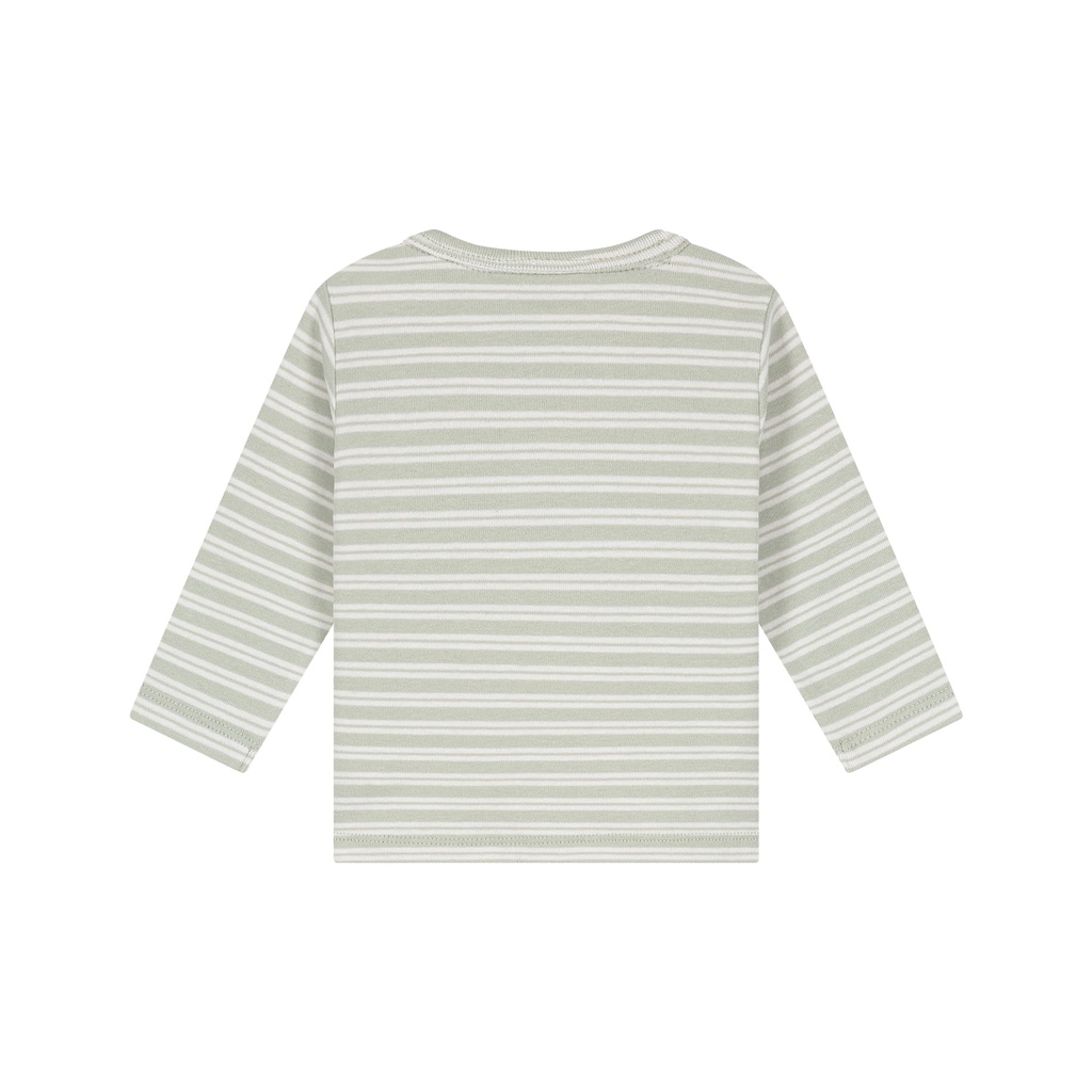 Babyface | T-shirt Uni Longsleeve Stripes Pistachio