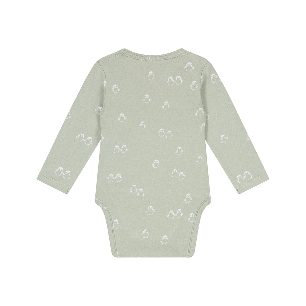Babyface | Body Uni AOP Pinguïn Pistachio