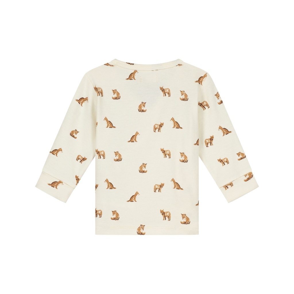 A Tiny Story | T-shirt Uni Overslag Longsleeve Ivory