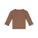 A Tiny Story | T-shirt Boys Overslag Longsleeve Coffee