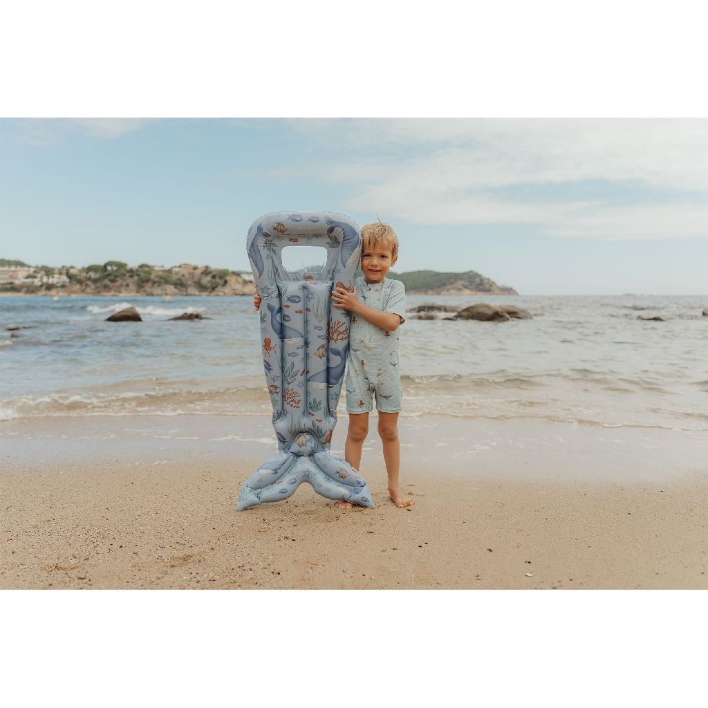Little Dutch | Luchtmatras Ocean World met Staart Blauw