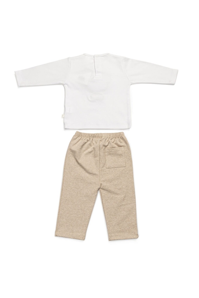Living Nature | Pyjama Cédric Sand 2-delig