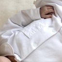 Living Nature | Pyjama Coralie Katoen Broderie Wit