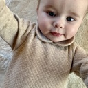 Living Nature | Pyjama Sofie Losange Sluiting Achteraan Camel