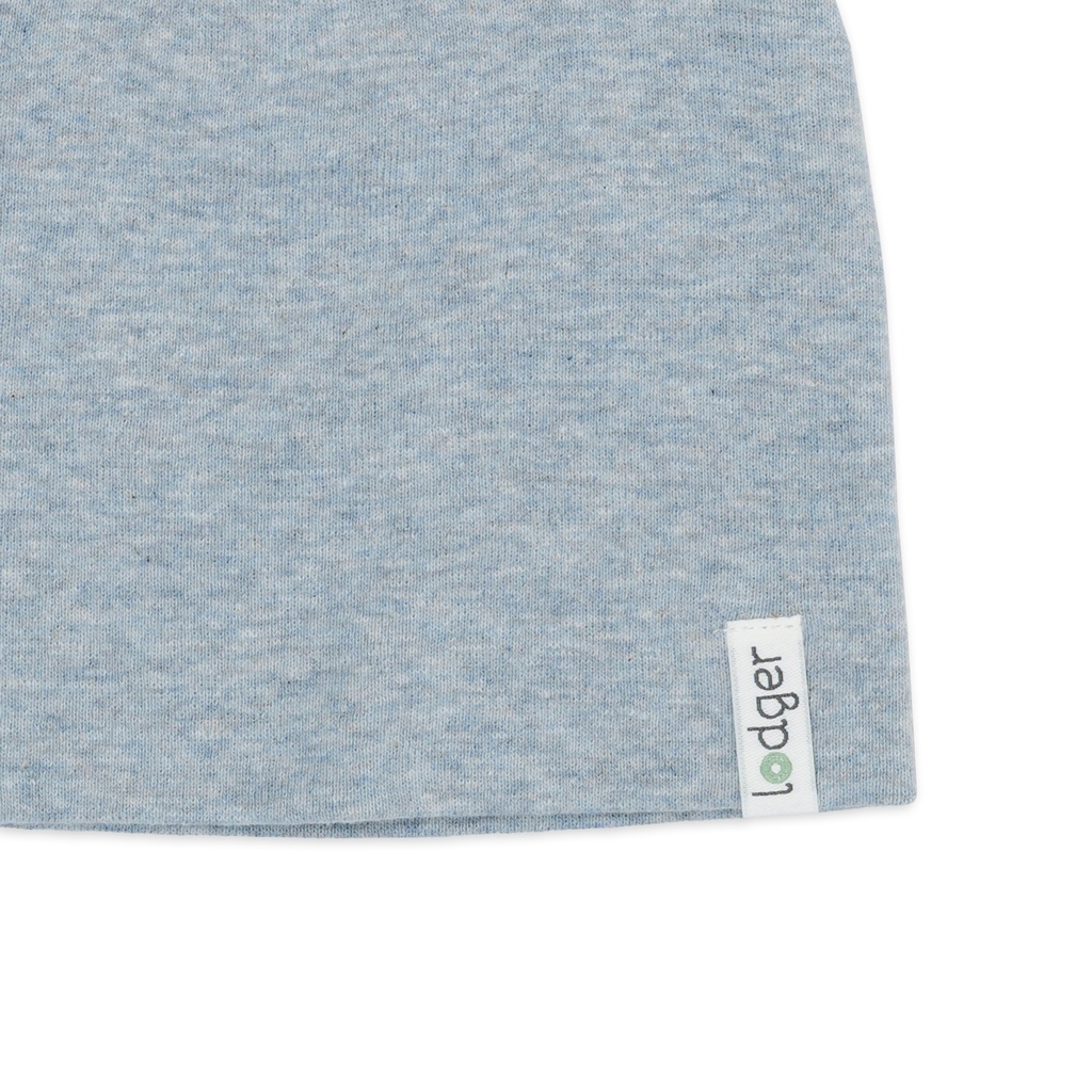 Lodger | Muts Beanie Melange Blue Fogg 0-6M