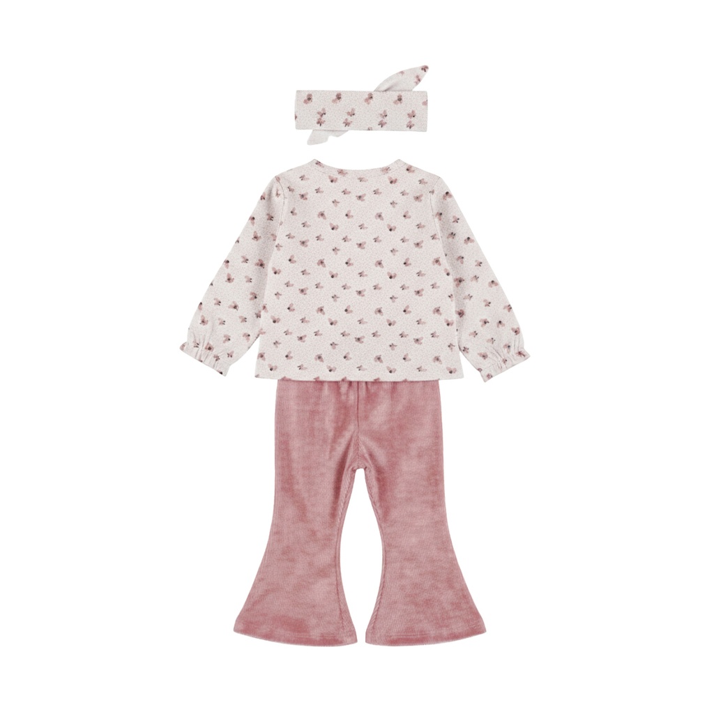 Dirkje | Outfit Girls Blossom Breeze Antique White 3-delig