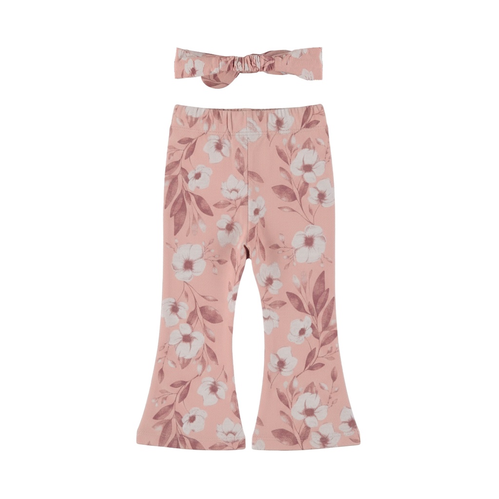 Dirkje | Broek met haarband Girls Blossom Breeze Misty Rose