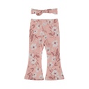 Dirkje | Broek met haarband Girls Blossom Breeze Misty Rose