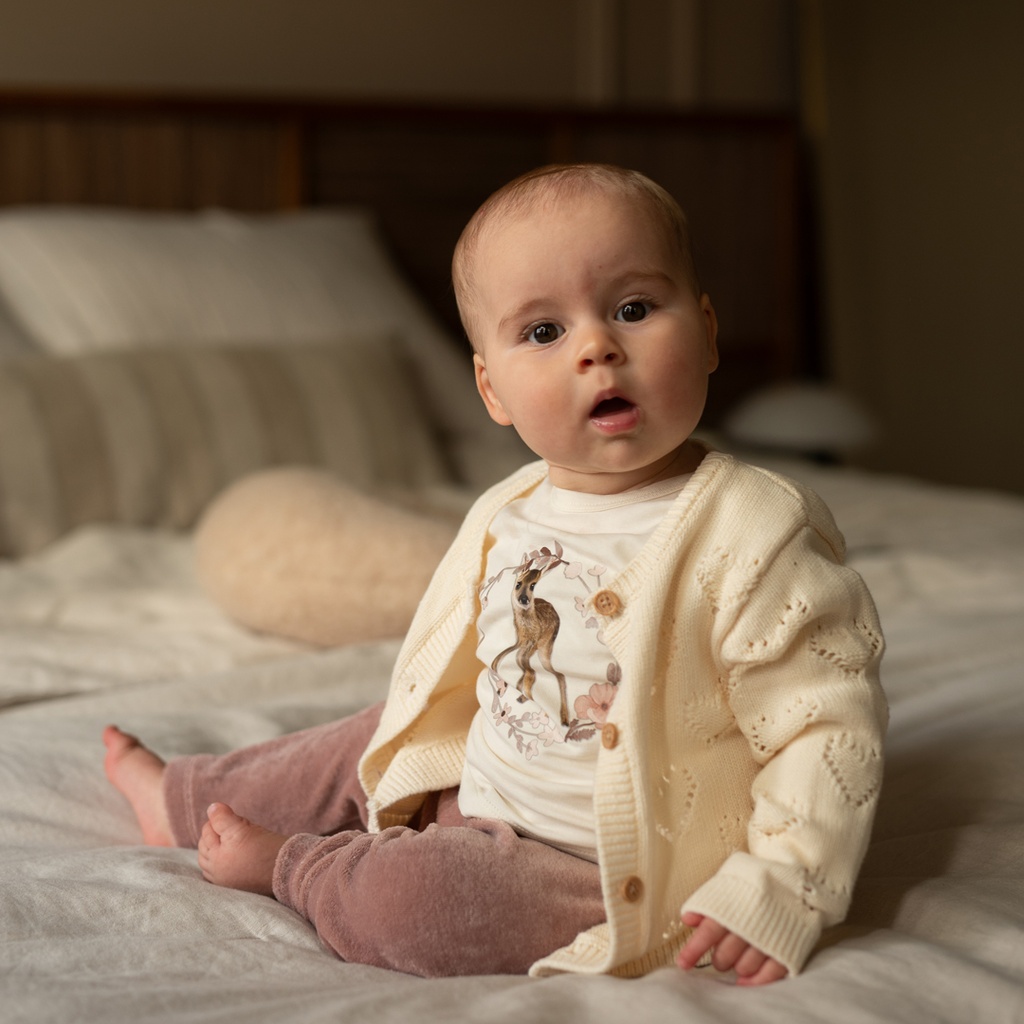 Dirkje | Broek Girls Blossom Breeze Rose Gold