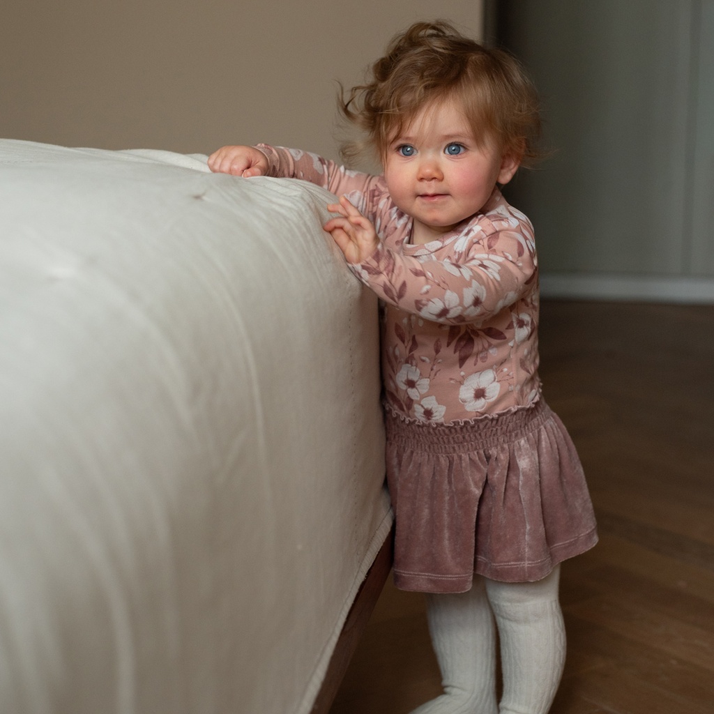 Dirkje | Jurk met Haarband Girls Blossom Breeze Misty Rose