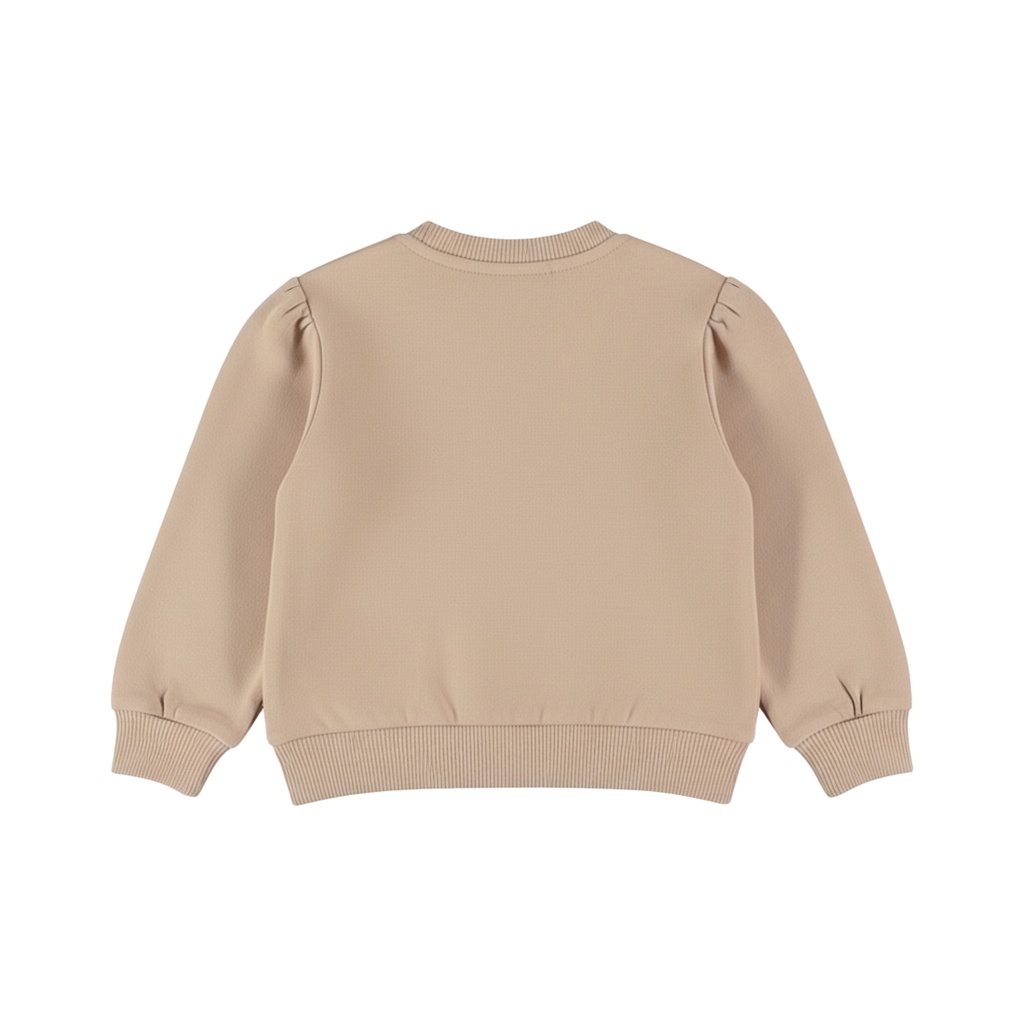 Dirkje | Sweater Girls Rosy Dots Light Taupe