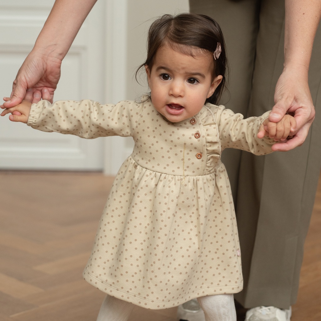 Dirkje | Jurk Girls Rosy Dots Castle Wall
