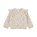 Dirkje | T-shirt Girls Rosy Dots Longsleeve Antique White