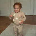 Dirkje | Broek Girls Rosy Dots Light Taupe