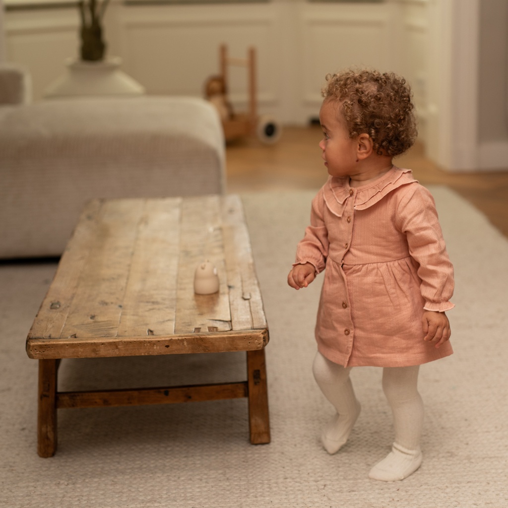 Dirkje | Jurk Girls Rosy Dots Misty Rose