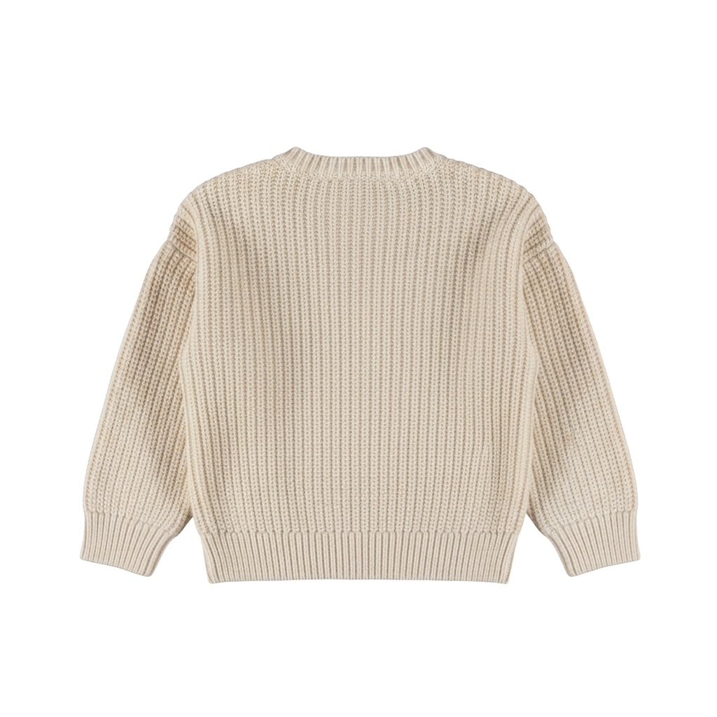 Dirkje | Pull Girls Rosy Dots Antique White