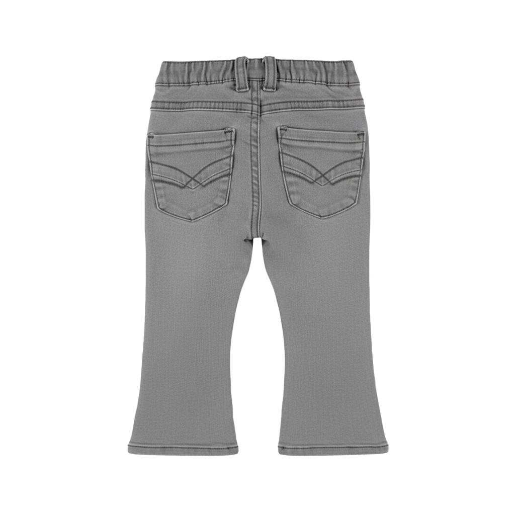 Dirkje | Broek Girls Cozy Snowbears Denim Grey