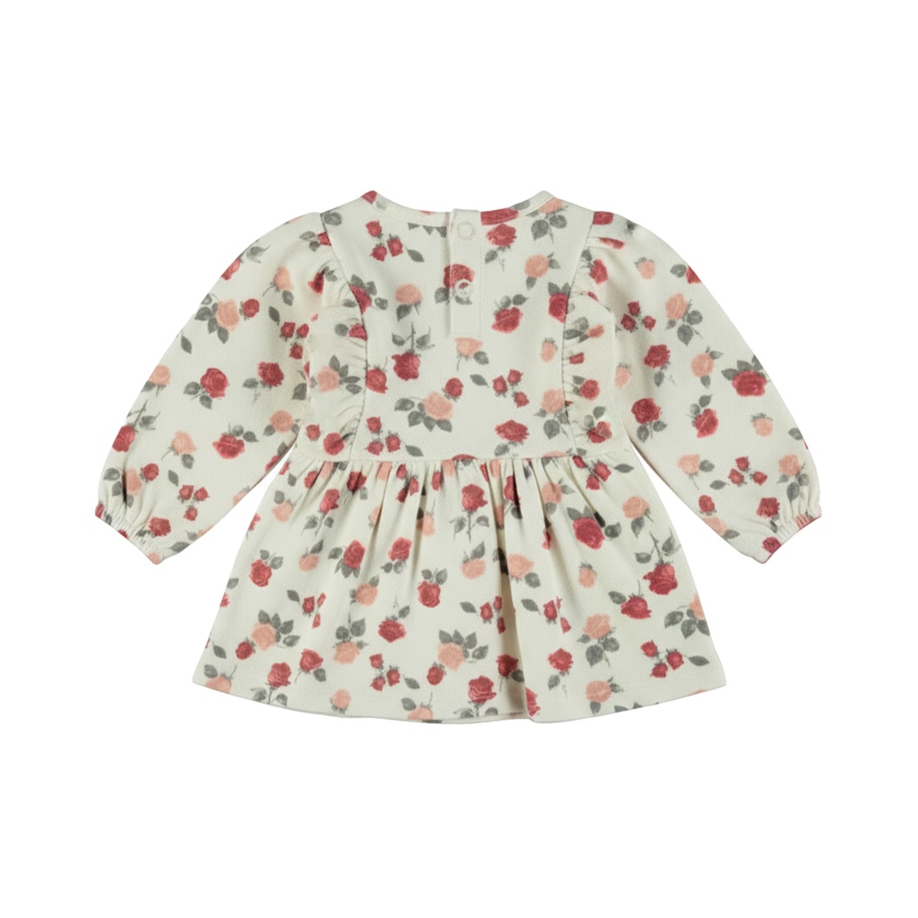 Dirkje | Jurk Girls Amour & Love Paws Antique White
