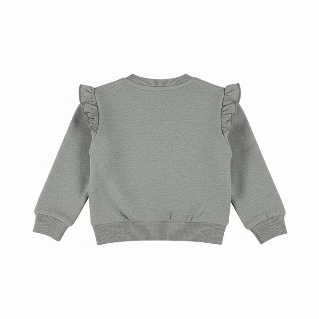 Dirkje | Sweater Girls Amour & Love Paws Mid. Grey Melee